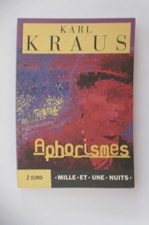 Seller image for APHORISMES. for sale by Librairie du Levant