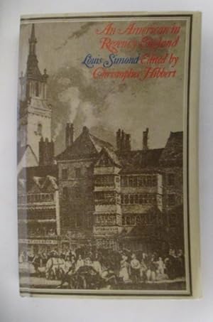 Bild des Verkufers fr AN AMERICAN IN REGENCY ENGLAND. The Journal of a Tour in 1810-1811. zum Verkauf von Librairie du Levant