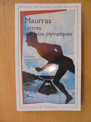 Imagen del vendedor de LETTRES DES JEUX OLYMPIQUES a la venta por Librairie du Levant