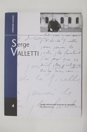 Image du vendeur pour Itinraire d'auteur. SERGE VALLETTI. mis en vente par Librairie du Levant