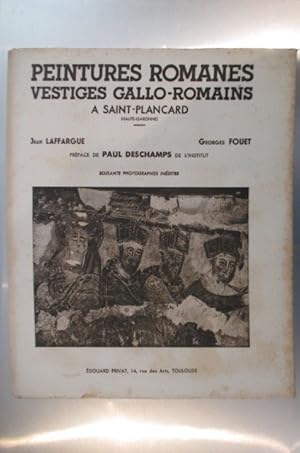 Seller image for PEINTURES ROMANES VESTIGES GALLO-ROMAINS A SAINT-PLANCARD (Haute-Garonne). for sale by Librairie du Levant