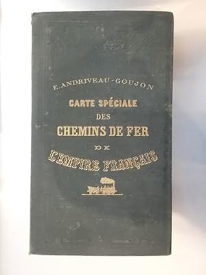 Seller image for CARTE SPECIALE des CHEMINS DE FER de L'EMPIRE FRANCAIS. 1870. for sale by Librairie du Levant