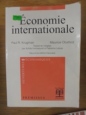 Seller image for Economie internationale for sale by Librairie du Levant