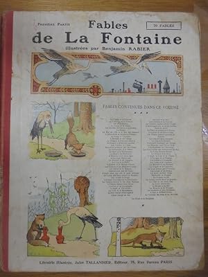 Seller image for FABLES DE LA FONTAINE. for sale by Librairie du Levant
