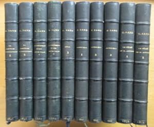 Seller image for OEUVRES : LA COMTESSE DE RUDOLSTADT : 1845 en 2 tomes / LA CONFESSION D'UNE JEUNE FILLE : 1865 en 2 tomes / CONSUELO : 1861 en 3 tomes / LE PECHE DE MONSIEUR ANTOINE : 1852 en 2 tomes / LELIA : 1845 tome 1 / LA MARE AU DIABLE : 1856 / LE MEUNIER D'ANGIBAULT : 1853 / VALENTINE : 1842 / LA PETITE FADETTE : 1867 / ANTONIA : 1864 / ANDRE : 1864 / LETTRES D'UN VOYAGEUR : 1863 / INDIANA : 1863 / LE MARQUIS DE VILLEMER : 1864 / JEAN DE LA ROCHE : 1860 / LES MAITRES MOSAQUES : 1861 / JACQUES : 1863 / LES MAITRES SONNEURS : 1865 / MADEMOISELLE LA QUINTINIE : 1863 / MAUPRAT : 1863. for sale by Librairie du Levant