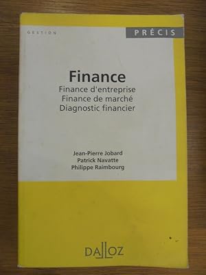 Image du vendeur pour FINANCE. Finance d'entreprise, finance de march, diagnostic financier mis en vente par Librairie du Levant