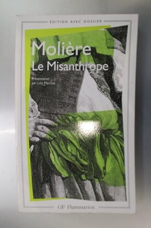 Image du vendeur pour LE MISANTHROPE mis en vente par Librairie du Levant