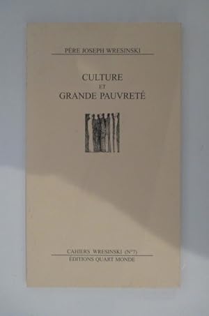 Image du vendeur pour CULTURE ET GRANDE PAUVRETE. mis en vente par Librairie du Levant