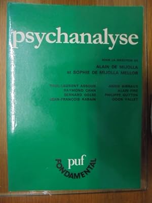 Immagine del venditore per Psychanalyse venduto da Librairie du Levant