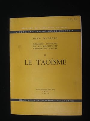 Seller image for Mlanges posthumes sur les religions et l'histoire de la Chine . Tome 2 . Le Taosme . for sale by Librairie du Levant