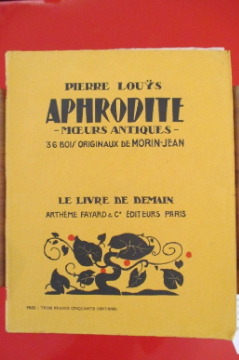 Imagen del vendedor de APHRODITE, moeurs antiques a la venta por Librairie du Levant