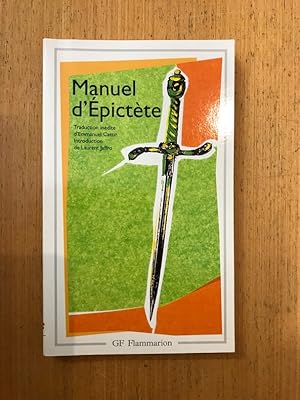Seller image for Manuel d'pictte for sale by Librairie du Levant