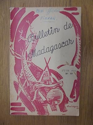 Image du vendeur pour Bulletin de Madagascar. N 97 Juin 1954. mis en vente par Librairie du Levant