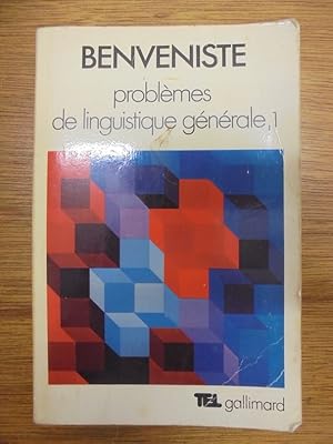 Image du vendeur pour Problmes de linguistique gnrale. mis en vente par Librairie du Levant