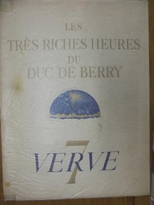 Bild des Verkufers fr VERVE N 7 VOLUME II. LES TRES RICHE HEURES DU DUC DE BERRY. zum Verkauf von Librairie du Levant