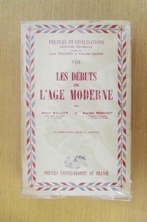 Bild des Verkufers fr VIII LES DEBUTS DE L'AGE MODERNE zum Verkauf von Librairie du Levant