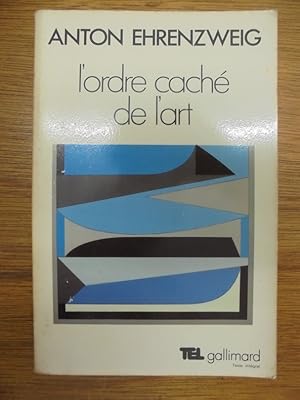 Seller image for L'ordre cach de l'art for sale by Librairie du Levant