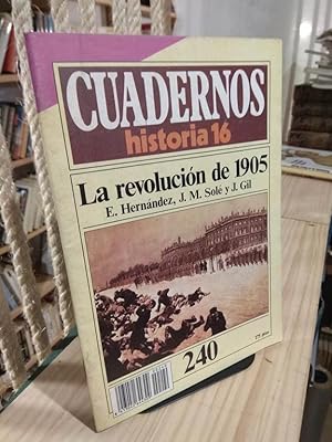 Bild des Verkufers fr Cuadernos Historia 16 La revolucin de 1905 zum Verkauf von Libros Antuano