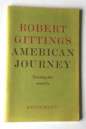 American Journey, Twenty Five Sonnets.