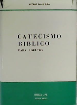 Immagine del venditore per Catecismo Bblico para adultos. venduto da Librera y Editorial Renacimiento, S.A.