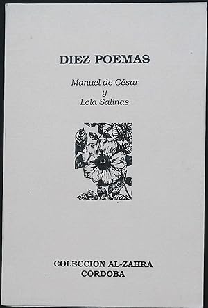 Bild des Verkufers fr Diez poemas. zum Verkauf von Librera y Editorial Renacimiento, S.A.