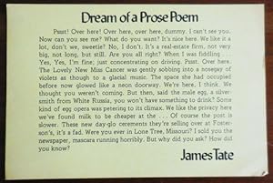 Dream of a Prose Poem (Poetry Postcard)