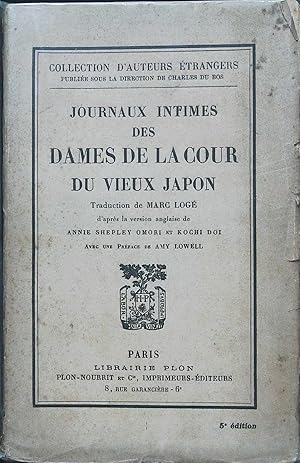 Seller image for Journaux intimes des dames de la cour du vieux Japon. Traduction de Marc Log. for sale by Librera y Editorial Renacimiento, S.A.