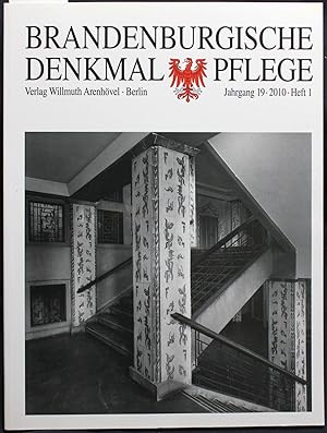 Bild des Verkufers fr Brandenburgische Denkmalpflege, Jahrgang 19 - 2010, Heft 1 zum Verkauf von Graphem. Kunst- und Buchantiquariat