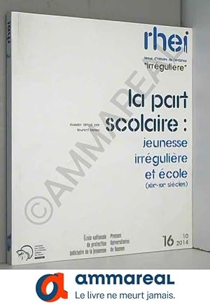 Seller image for Jeunesse Irreguliere et Ecole Xixe Xxe S for sale by Ammareal