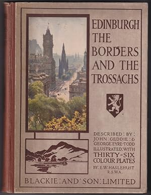 Imagen del vendedor de Edinburgh The Borders and The Trossachs a la venta por Broadwater Books