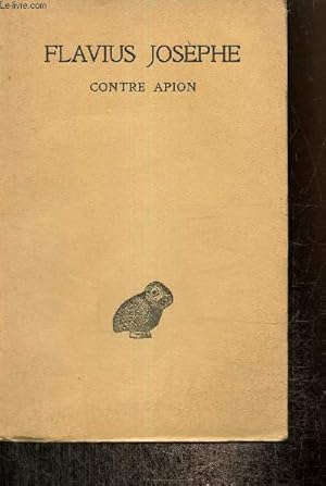 Image du vendeur pour Contre Apion mis en vente par Le-Livre