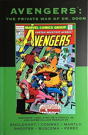 Seller image for MARVEL PREMIERE CLASSIC Vol. 89 - AVENGERS: The Private War of Dr. Doom (Direct Market Limited Hardcover Edition) for sale by OUTSIDER ENTERPRISES