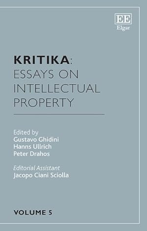 Image du vendeur pour Kritika : Essays on Intellectual Property mis en vente par GreatBookPrices