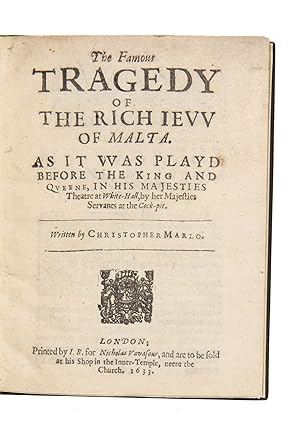 The Famous Tragedy of the Rich Jew [Ievv] of Malta