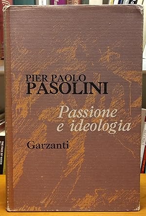 Passione e ideologia (1948-1958) by Pasolini, Pier Paolo: Very Good ...