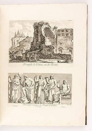 Image du vendeur pour Les Plus Beaux Monuments De Rome Ancienne. Ou Recuel Des Plus Beaux Morceaux de L'Antiquit Romaine Qui Existent Encore: Dessins Par Monsieur Barbault Peintre Ancien Pensionnaire Du Roy a Rome, Et Gravs, en 128 Planches Avec Leur Explication mis en vente par Liber Antiquus Early Books & Manuscripts