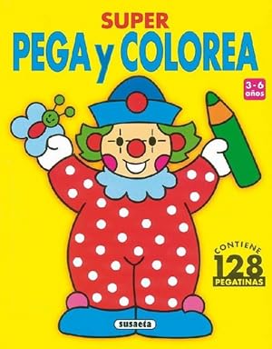 Image du vendeur pour Pega y colorea. Contiene 128 pegatinas. Edad: 3-6. mis en vente par La Librera, Iberoamerikan. Buchhandlung