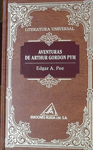 Imagen del vendedor de Aventuras de Arthur Gordon Pym a la venta por Librera Alonso Quijano