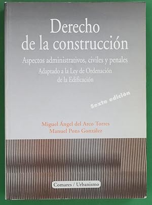 Seller image for Derecho de la construccin (aspectos administrativos, civiles y penales) for sale by Librera Alonso Quijano