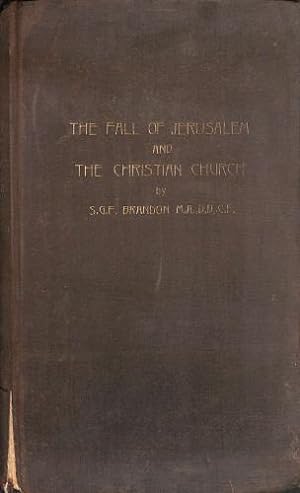 Bild des Verkufers fr The Fall of Jerusalem and The Christian Church. Proof Copy zum Verkauf von WeBuyBooks
