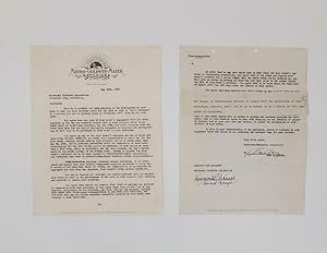 Irving Thalberg / Paulette Duval | Signed Letter