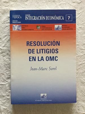 Image du vendeur pour Resolucin de litigios en la OMC mis en vente par Libros Ambig