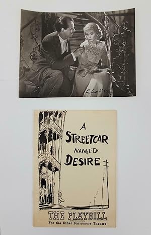 "A Street Car Named Desire" | 1948 Playbill And Autographed Photo Still