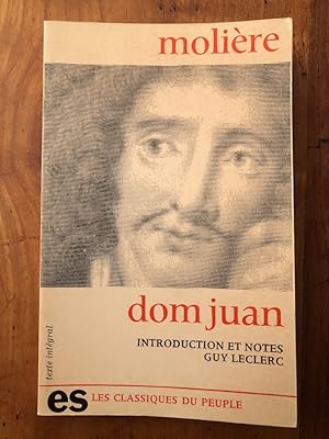 Image du vendeur pour Dom Juan ou le festin de Pierre mis en vente par Librairie des Possibles