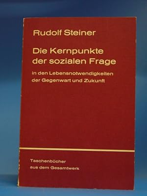 Bild des Verkufers fr Die Kernpunkte der sozialen Frage. - In den Lebensnotwendigkeiten der Gegenwart und Zukunft. zum Verkauf von Buch- und Kunsthandlung Wilms Am Markt Wilms e.K.