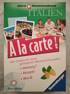 Ravensburger 2738: A la carte memory - Italien [Legespiel]. OHNE Rezepte und CD! Achtung: Nicht g...