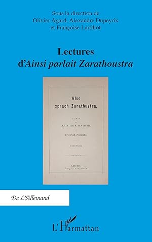 Seller image for Lectures d\ Ainsi parlait Zarathoustra for sale by moluna