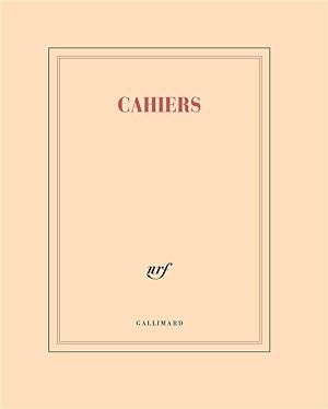 papeterie gallimard ; cahier "cahiers"
