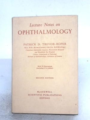 Immagine del venditore per Lecture Notes On Ophthalmology venduto da World of Rare Books