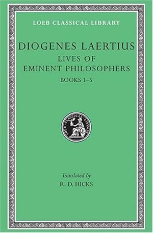 Imagen del vendedor de Lives of Eminent Philosophers ? Books I?V L184 V 1 (Trans. Hicks)(Greek) a la venta por Pieuler Store